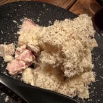 伍楽 - 自家製いぶりがっこのポテトサラダ