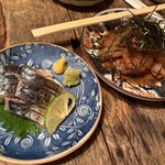 伍楽 - 【本日のおすすめ】炙りしめ鯖と胡麻かんぱち