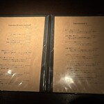 bar.comptoir - メニュー…オサレすぎや(>ᴗ<)