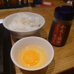 麺屋 つばき亭 - 生卵とかえし醤油でTKG　〆に抜群⭕️