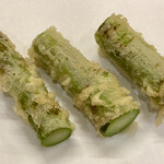 天ぷら 車 - オーストラリア産アスパラ