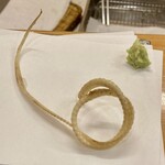 天ぷら 車 - 穴子の骨揚げ