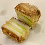 天ぷら 車 - 下仁田のネギ