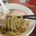 麺や 福々三座 - 全粒粉の中細麺！
