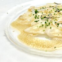 下関産 トラフグのカルパッチョ すだちのドレッシング