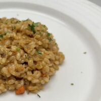 モクズガニのリゾット