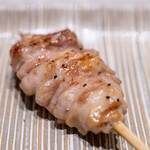 鳥さき - 2025.6 せせり 塩 お好みでカットレモンを絞って