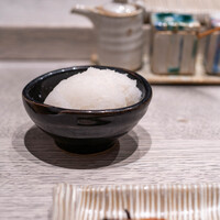 鳥さき - 2025.6 お口直しの大根おろし（お好みで出汁醤油を掛けて）