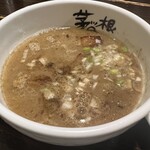 麺屋 茅根 - つけめん（麺量並）850円