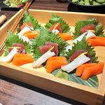 全席個室 楽蔵うたげ - 【お造り】 お造り3種盛り合わせ