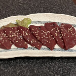 楽楽苑 - 【極厚！】レバーステーキ！