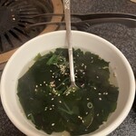 楽楽苑 - 【長女喜ぶ！】ワカメスープ！
