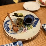 炉端ト酒 舌心 - カツオの青唐なめろう