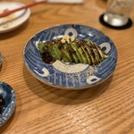 炉端ト酒 舌心 - よだれアボカドラー油