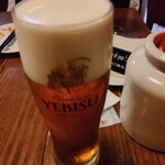 うまいものkitchen 勝田台バル - 飲み放題.15時〜19時の間の1時間 1,089円 (琥珀エビス)