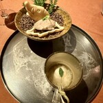 THE HIRAMATSU HOTELS&RESORTS - 黒豚最中、軍鶏と山葵のスープ