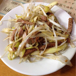 蘭芳園 - 2014.10
晩酌セットで選んだネギ入りチャーシュー