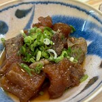 蕎麦 ひとすじ - 凍みこんにゃくと和牛のすじこん煮