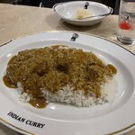 インデアンカレー - インディアンカレー¥930+ライス大盛り¥50