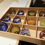 すし道 冨座 - 江戸切子のおちょこ