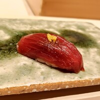 すし道 冨座 - 漬け鮪（柚子胡椒）