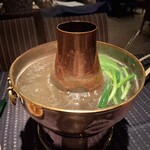 瀬里奈 - しゃぶしゃぶのスープで調理している野菜・その2です。