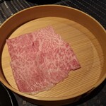 瀬里奈 - 埼玉県産の特選牛A5リブロースのしゃぶしゃぶ肉・その5です。