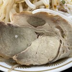 ラーメン もっけだの - 『朝食セット(ラーメン野菜マシマシ・ライス大)』の豚