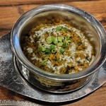 ちきゅうや - 日替わり（ほうれん草のキーマカレー）