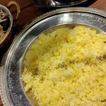 ちきゅうや - ライスとパパドゥサラダ