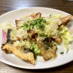 マダム紅蘭 - 秋のおすすめ　秋刀魚の唐揚げ　葱姜ソース