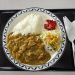 食堂ミサ - カレーライス(味噌汁抜き、ご飯少な目)