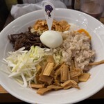 東京麺珍亭本舗 - 料理写真:音霊魂子コラボ油そば(トリプル)