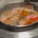 牛に金棒 - リブロースのすき焼き