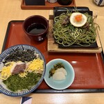 石蔵 - 料理写真:ミニかわらそば、小鯛めし