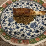 Ueda - 世良の白ネギとイモ豚のマンジェベービ