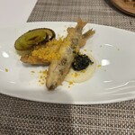 Ueda - 子持ち稚鮎と芽セロリ