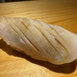 佐野鮨 - 平貝 海苔を挟んで （追加　◎