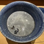 佐野鮨 - いか墨の茶碗蒸し