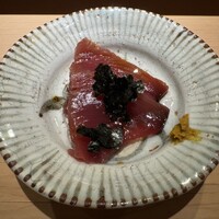 佐野鮨 - 鰹 海苔と和芥子で