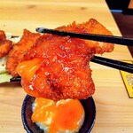 鳥貴族 - 温玉をつけて