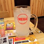 鳥貴族 - メガレモンサワー