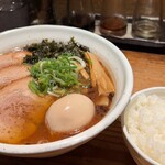 麺や 幸村 - 魚介醤油と半ライス