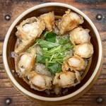 山がや - 山がや 釜めし定食（えびの天ぷら）