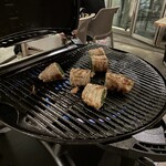 VEGGIE ISO TERRACE - 水菜の豚肉巻きです♪