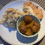 VEGGIE ISO TERRACE - デリ3種盛です♪