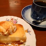 西原珈琲店分店 - 西原プリンとブレンドコーヒー