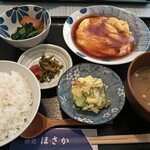 膳処ほさか - 日替わり（黒酢カニ玉）