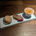 Na Camo guro - 前菜3種