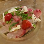 aniko enoshima - 鮮魚のカルパッチョ